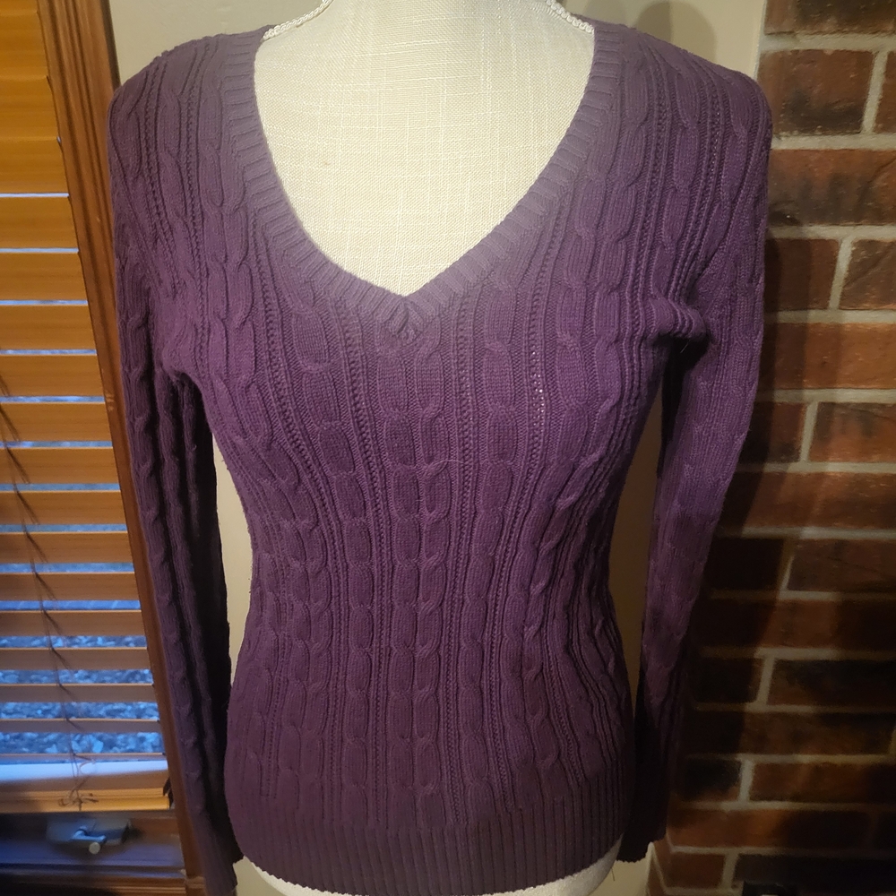 St. John's Bay Purple Sweater